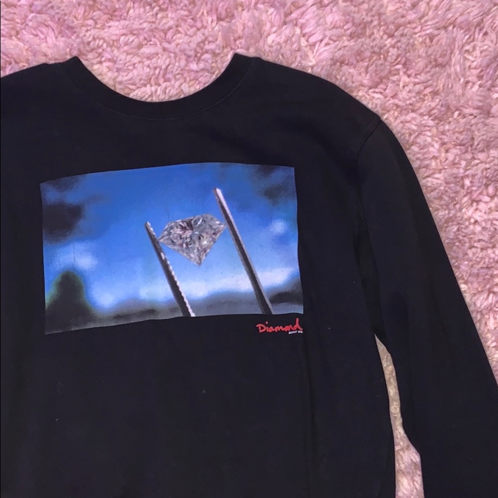 Black Diamond Crewneck Sweater